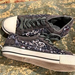Aldo Sequin Sneakers 7.5